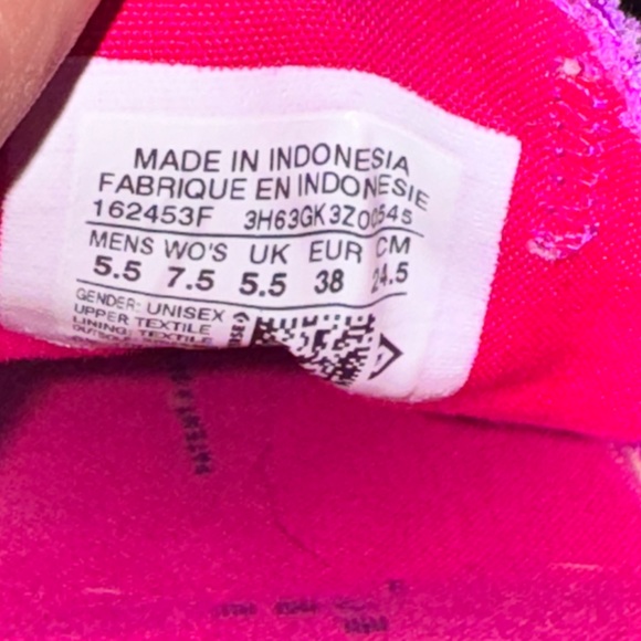 Converse Purple and Pink Women's Flats - Picture 8 of 8